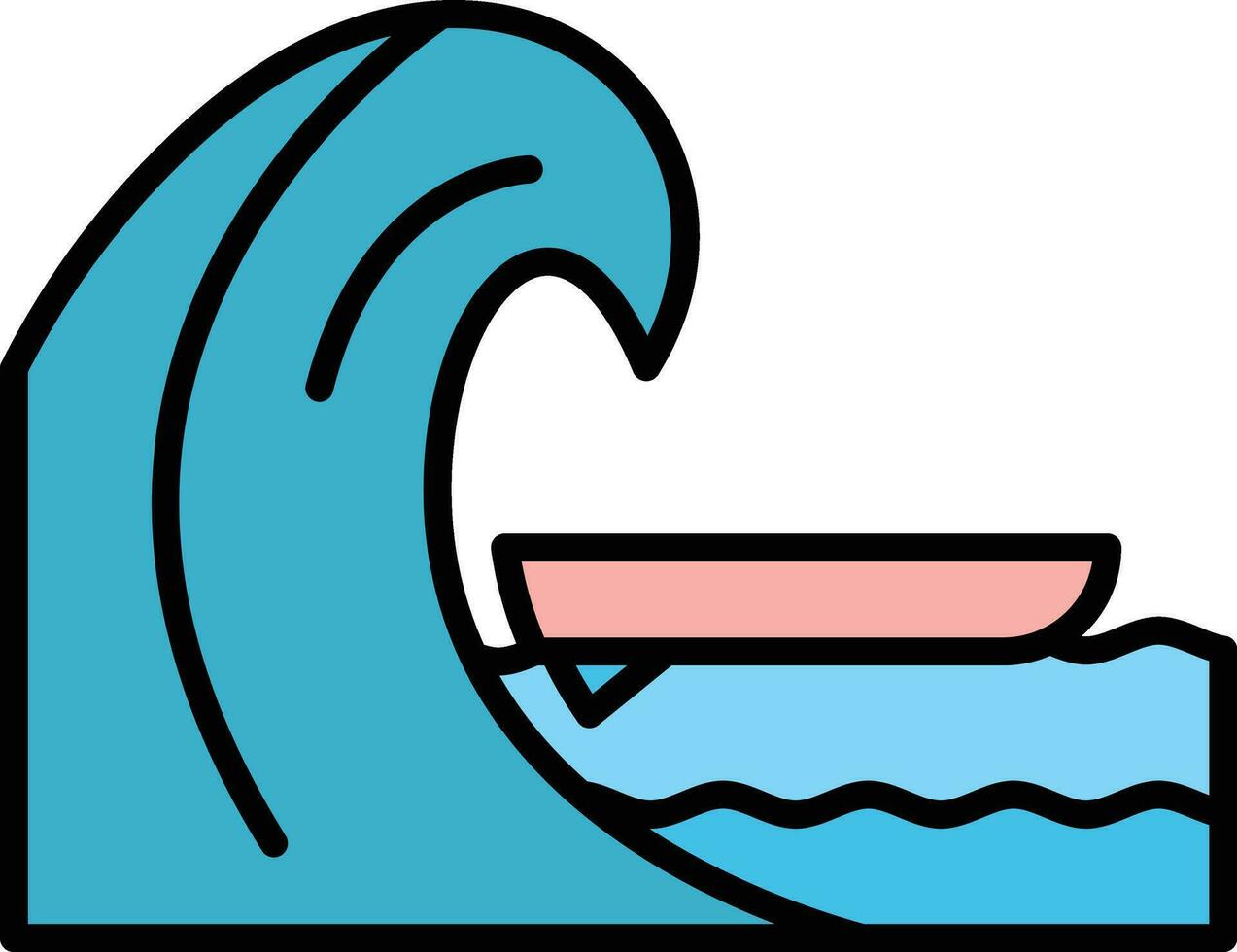 Surfing Vector Icon