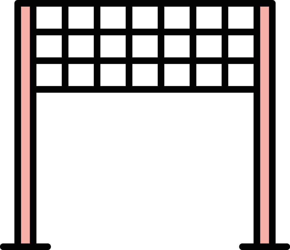 Finish Line Vector Icon