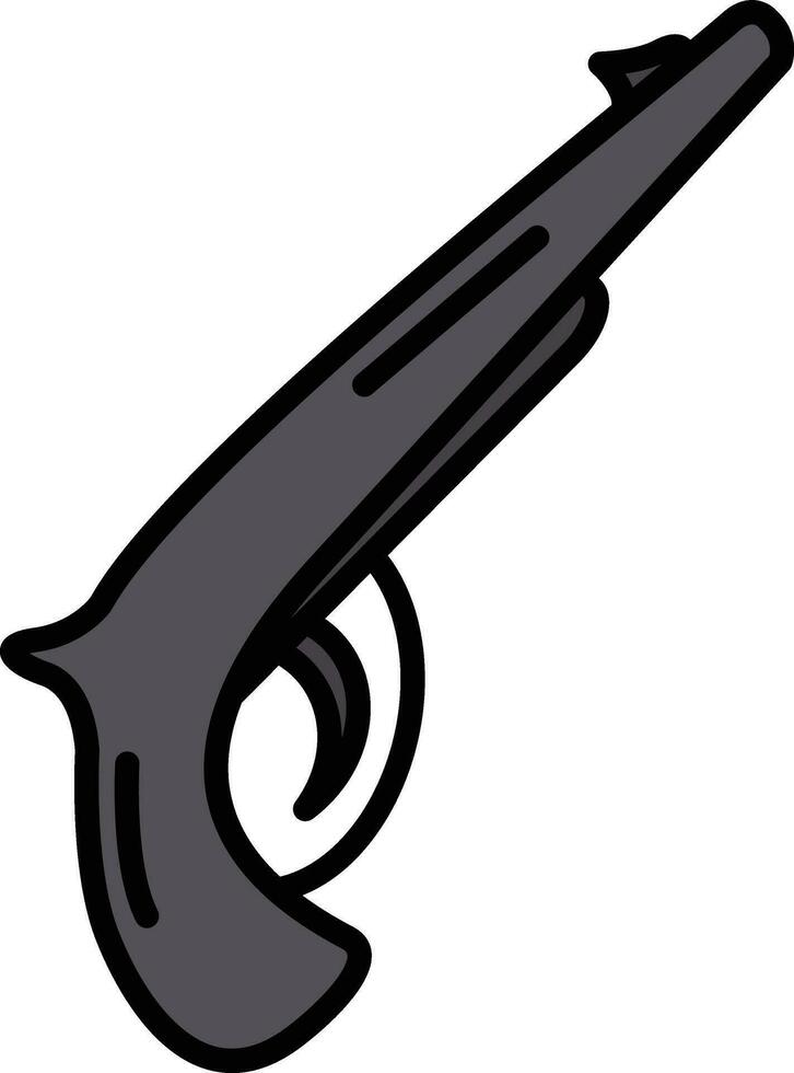 Pirate Gun Vector Icon