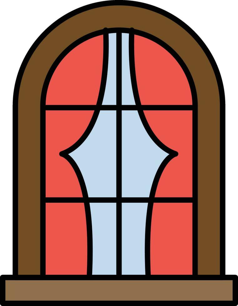 icono de vector de ventana