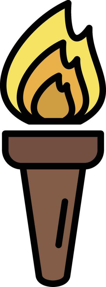 Pirate Torch Vector Icon