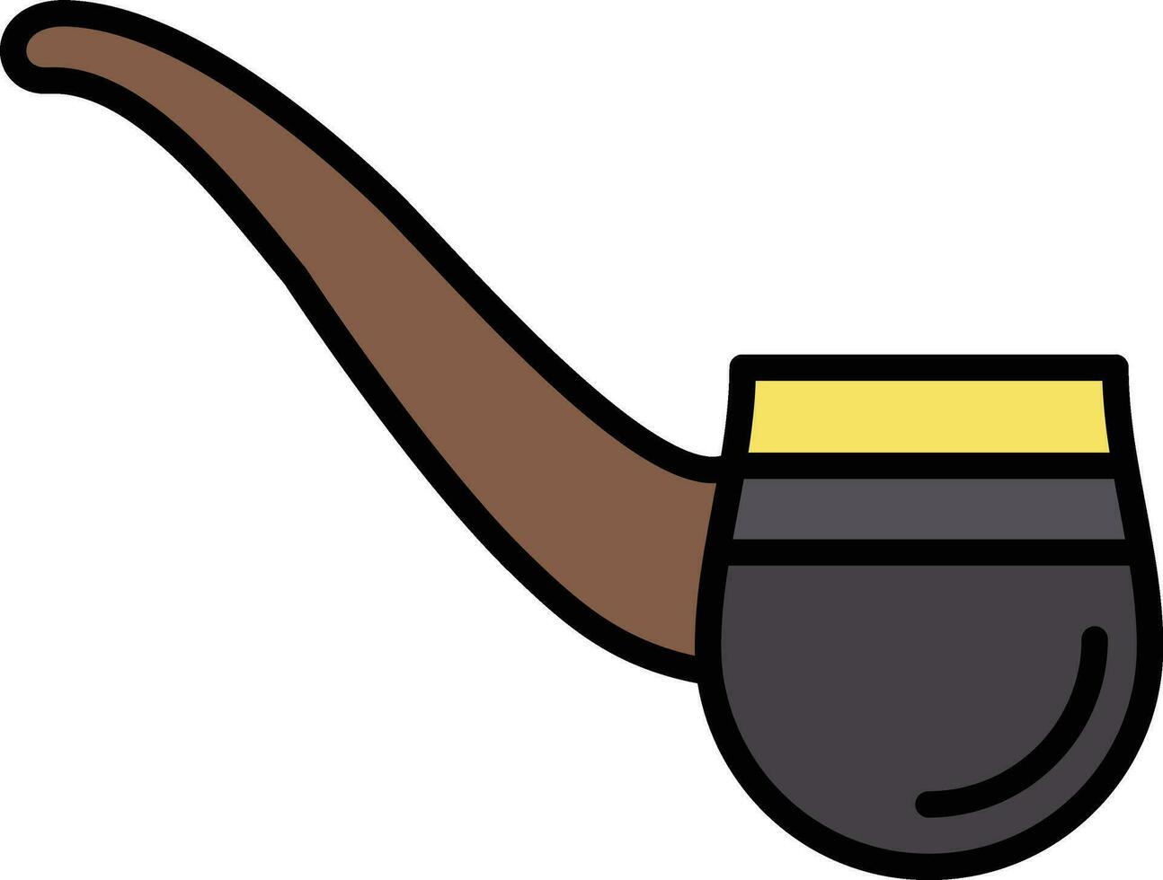Smoking Pipe Vector Icon