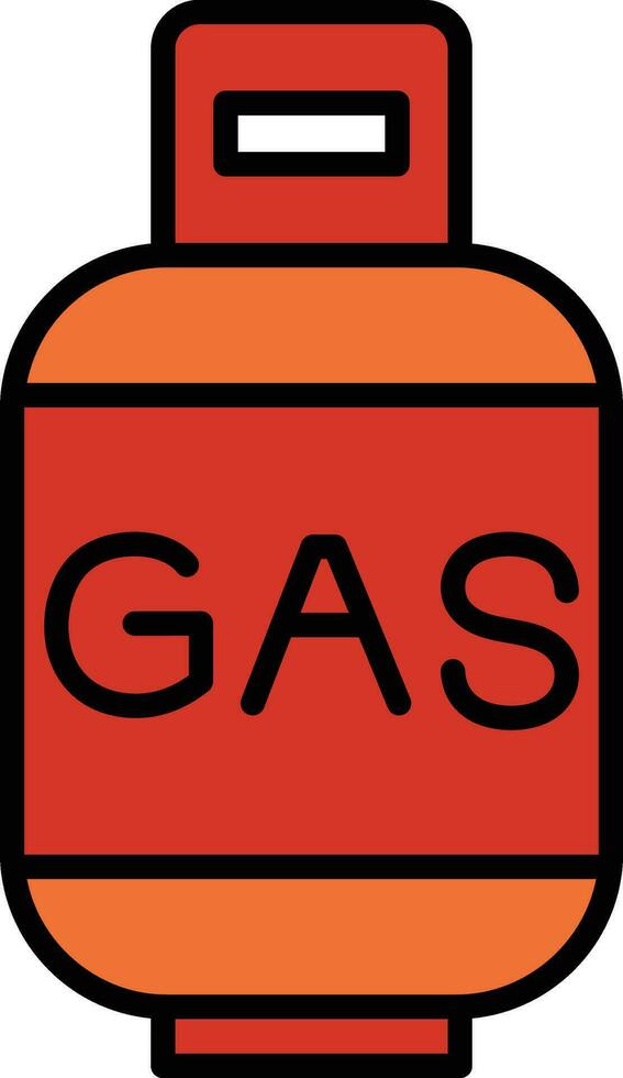 Gas Cylinders Vector Icon