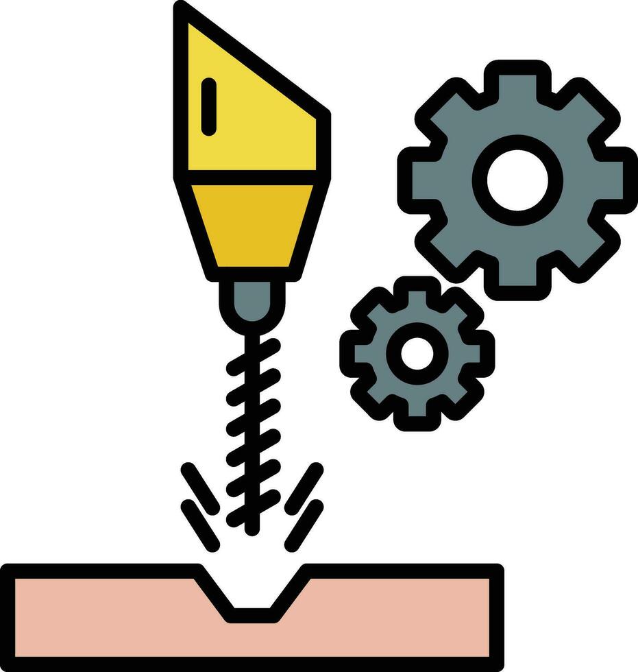 Cnc Machine Vector Icon