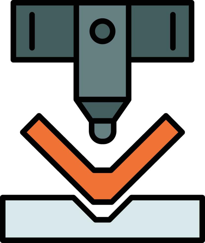 Bending Machine Vector Icon