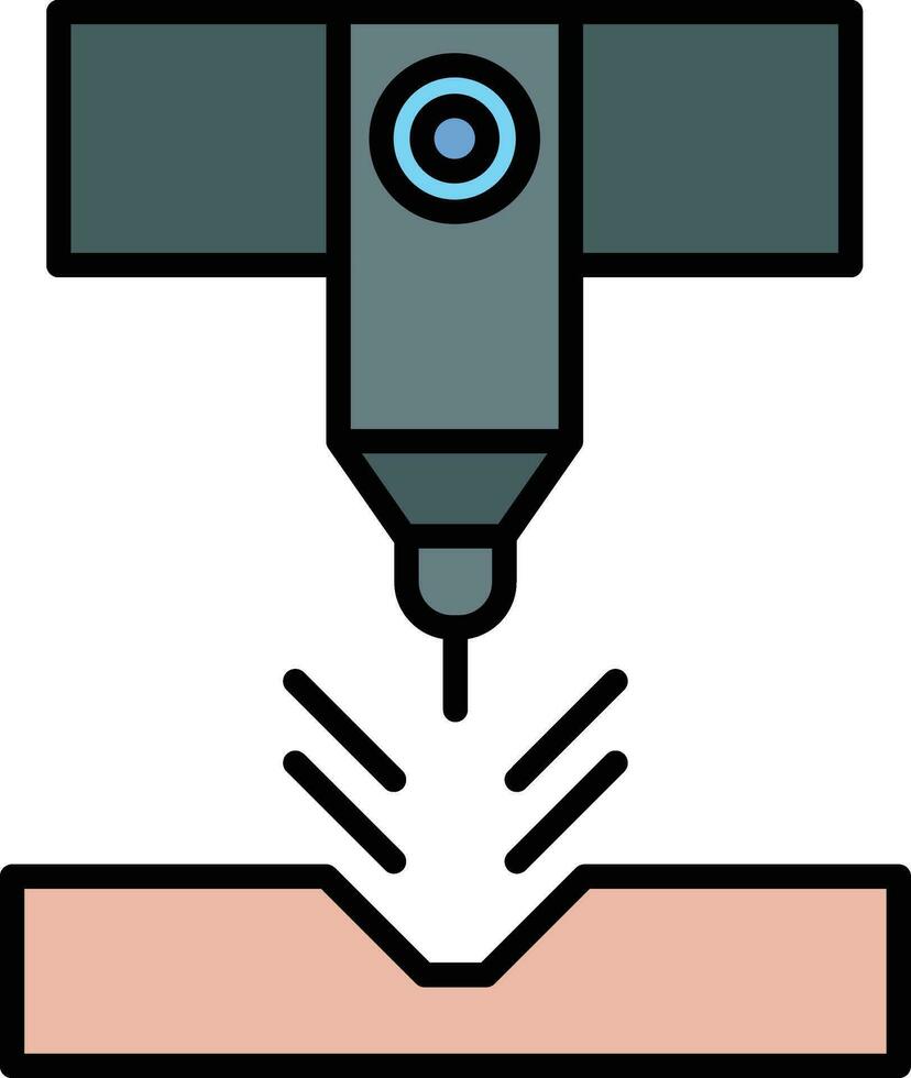 Plasma Laser Vector Icon