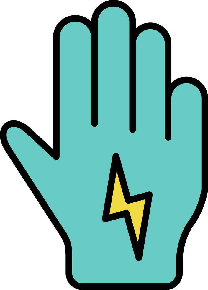 Wired Gloves Vector Icon