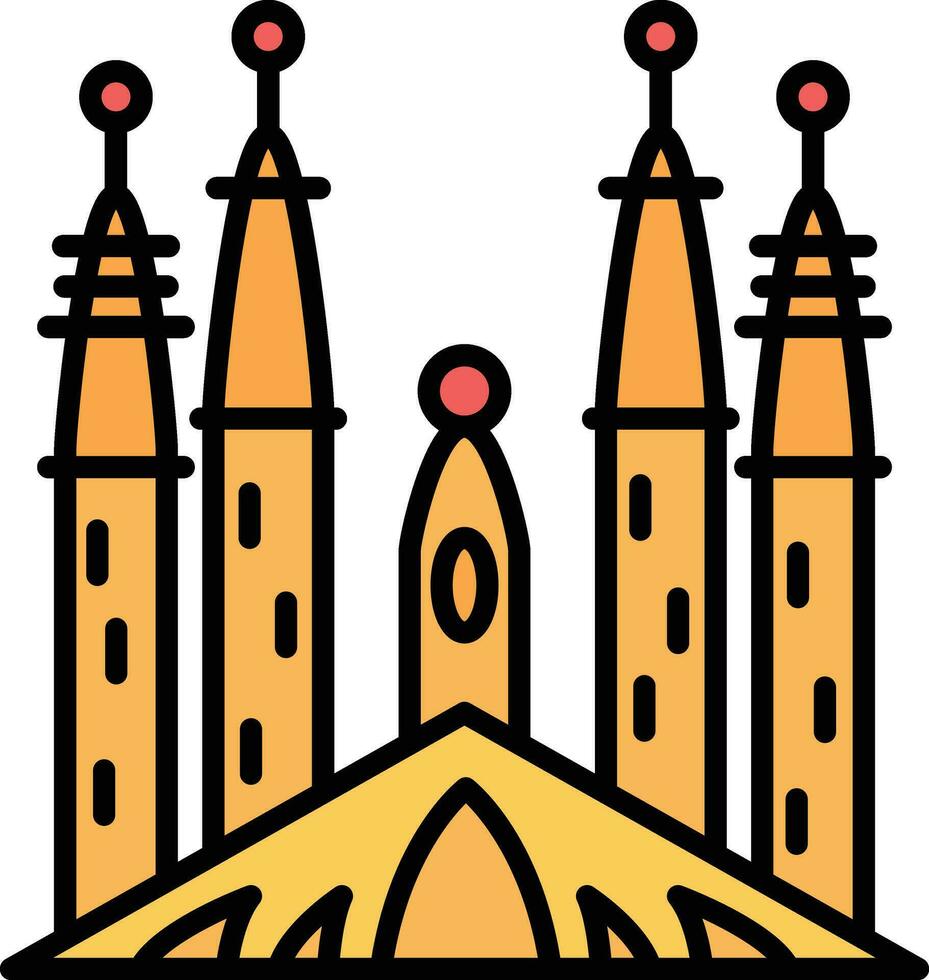 sagrada familia vector icono