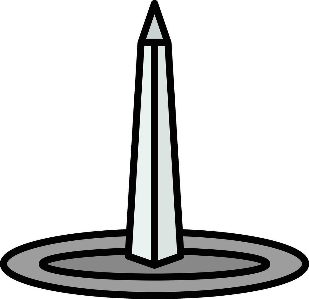 Obelisk Of Buenos Aires Vector Icon