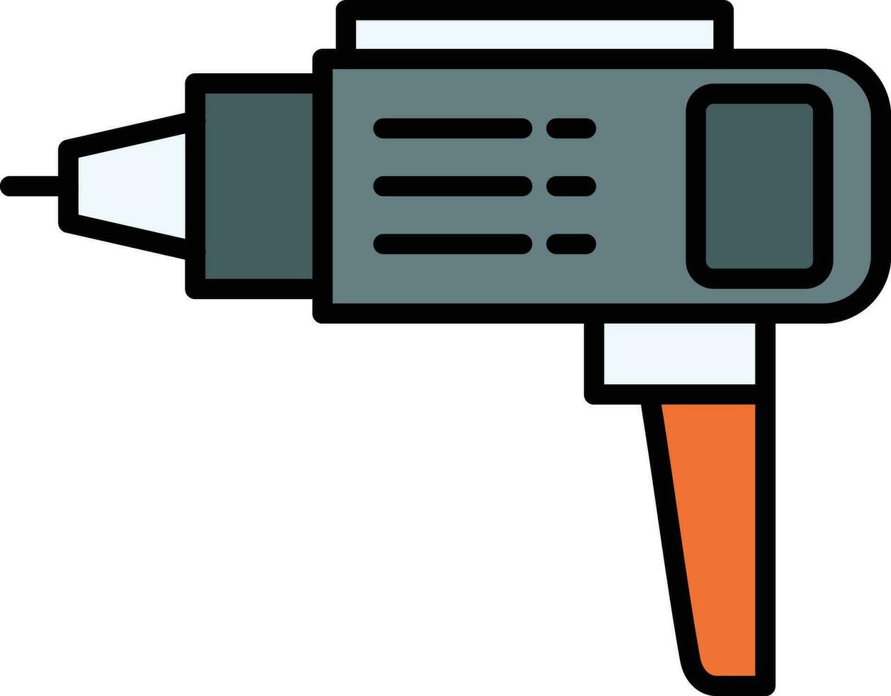 Automatic Drilling Vector Icon