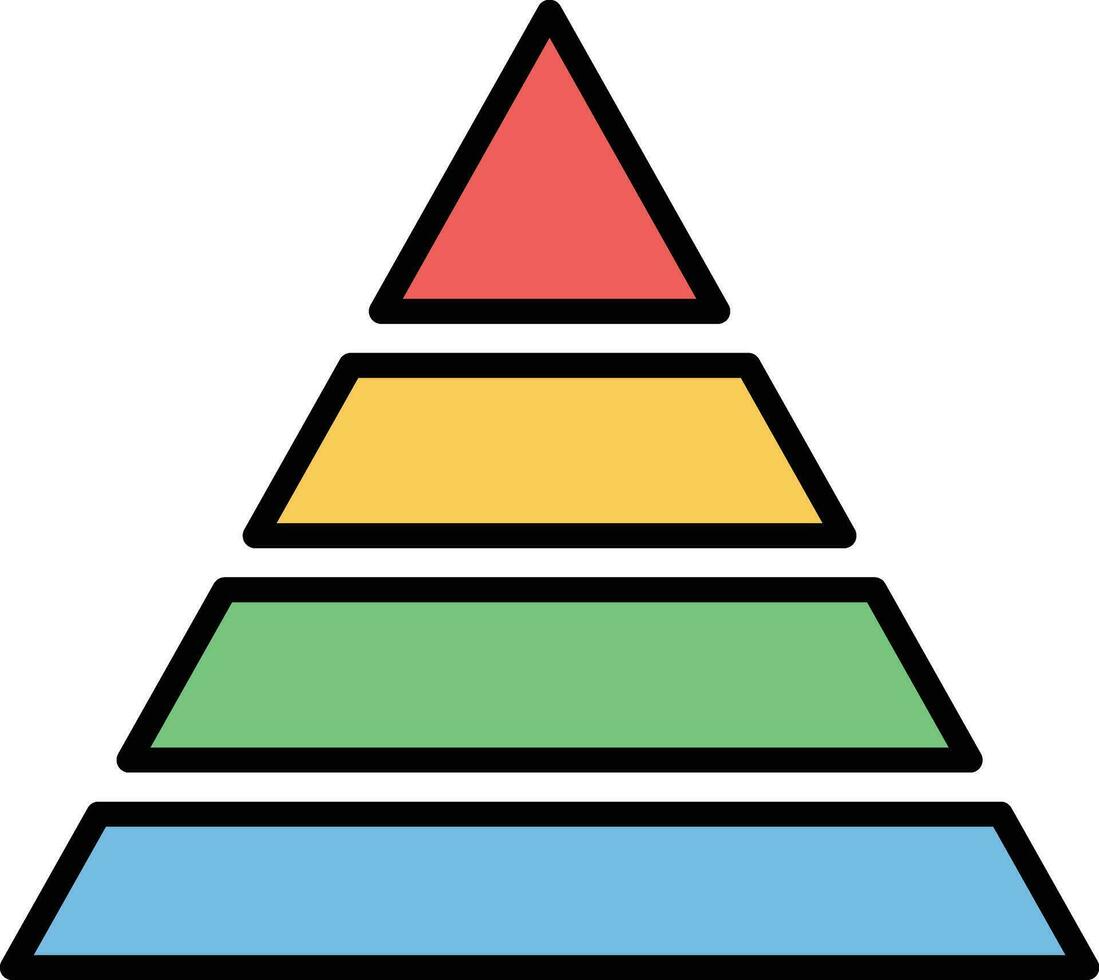 Pyramid Vector Icon