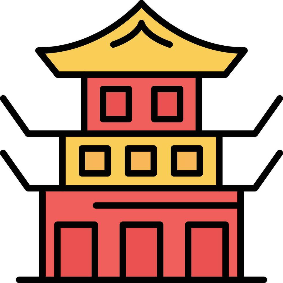 Forbidden City Vector Icon