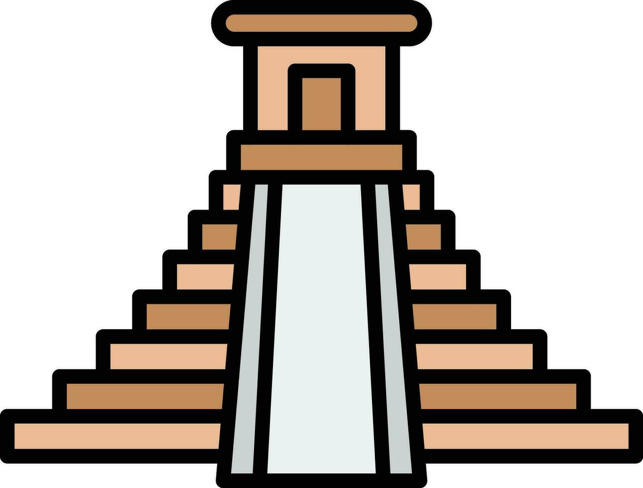 Chichen Itza Vector Icon