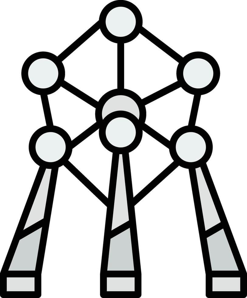 Atomium Vector Icon