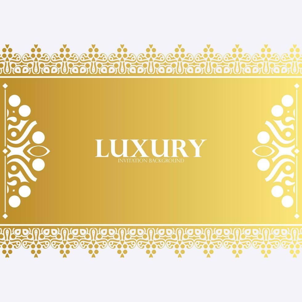 luxury invitation background style ornamental pattern vector