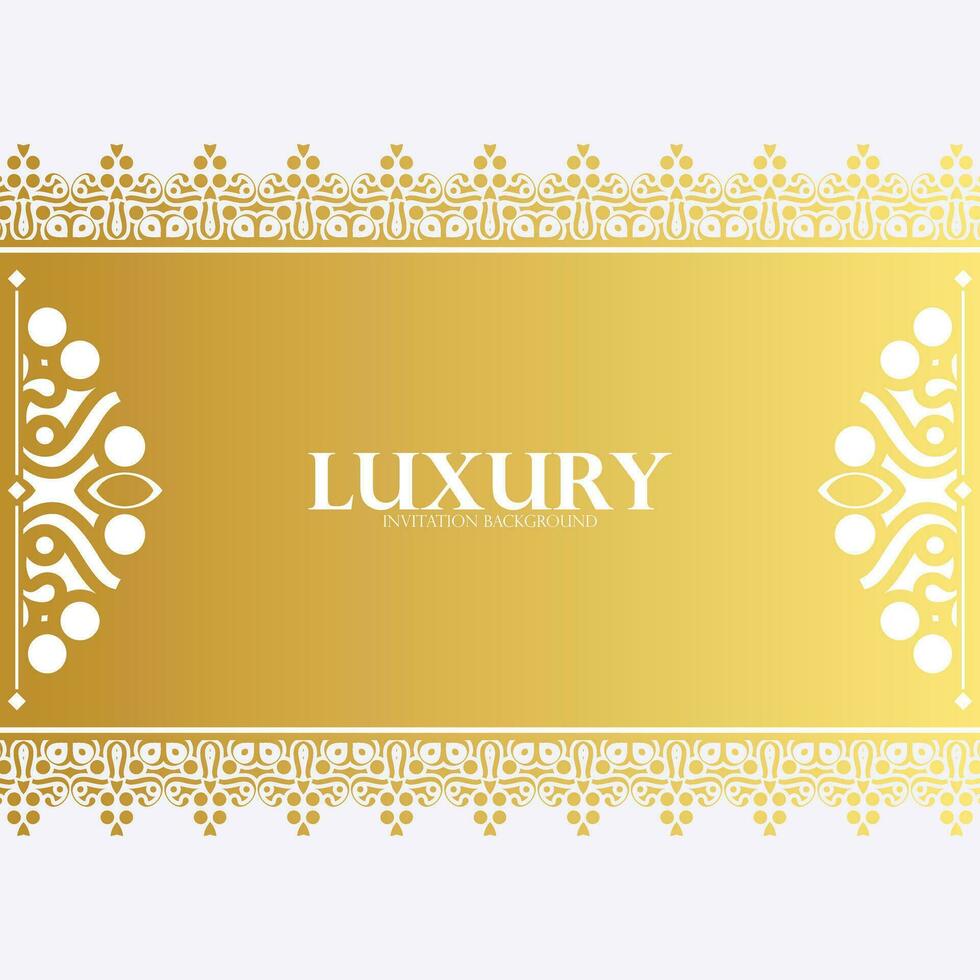 luxury invitation background style ornamental pattern vector