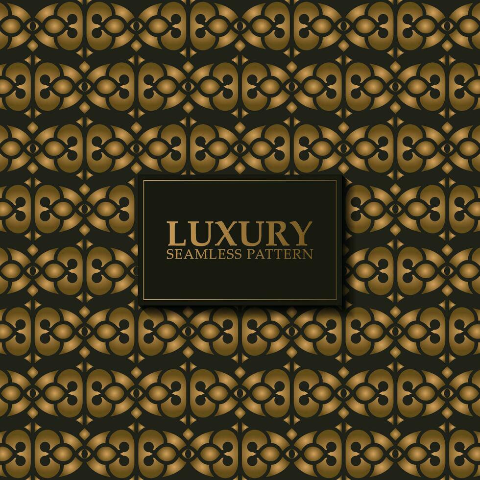luxury dark seamless pattern background vector