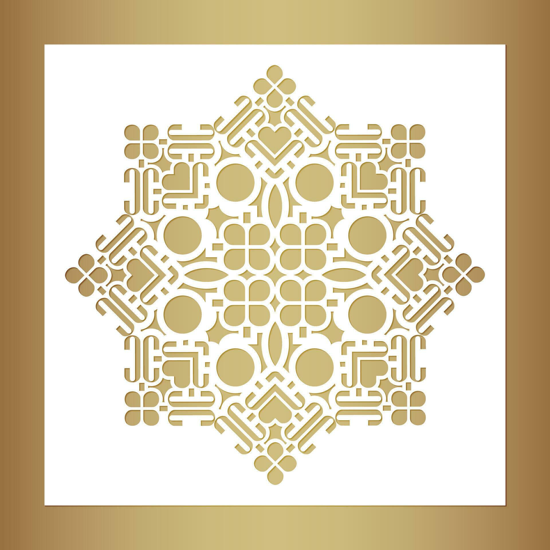 Mandala decorative paper cut line 30344988 Vector Art at Vecteezy