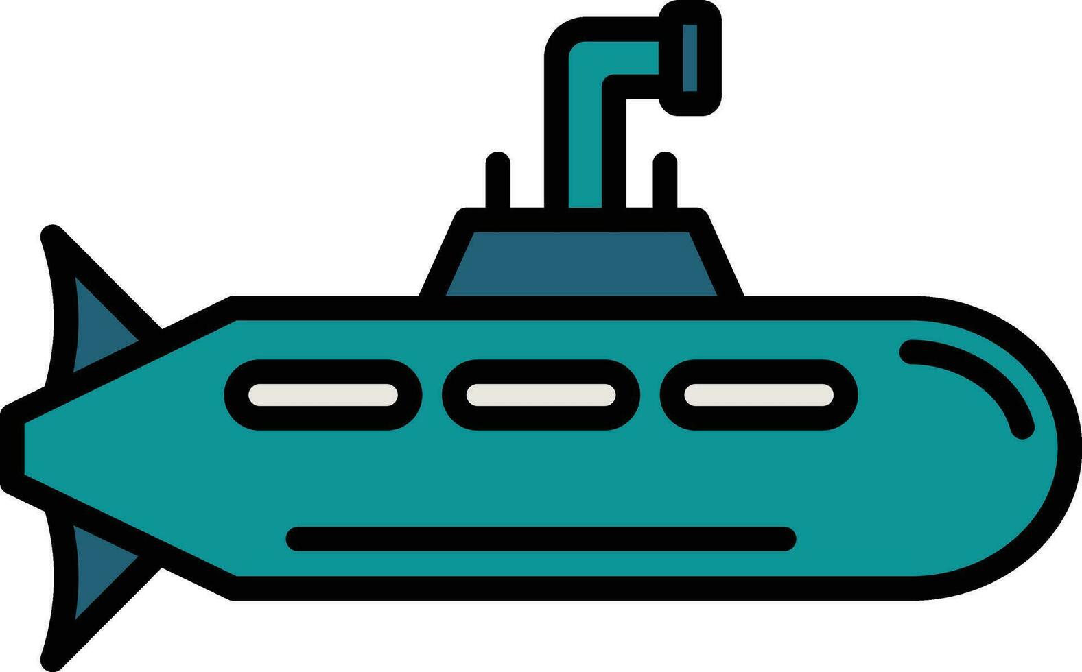 Army Submarine Vector Icon