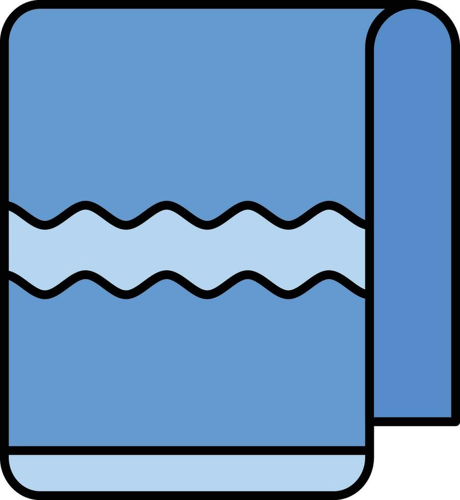 icono de vector de toalla