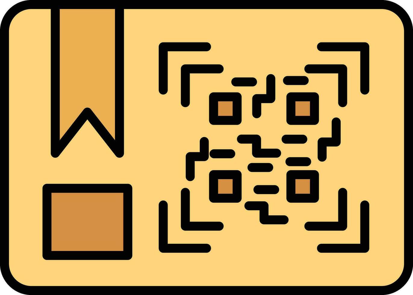 Package QR Code Vector Icon