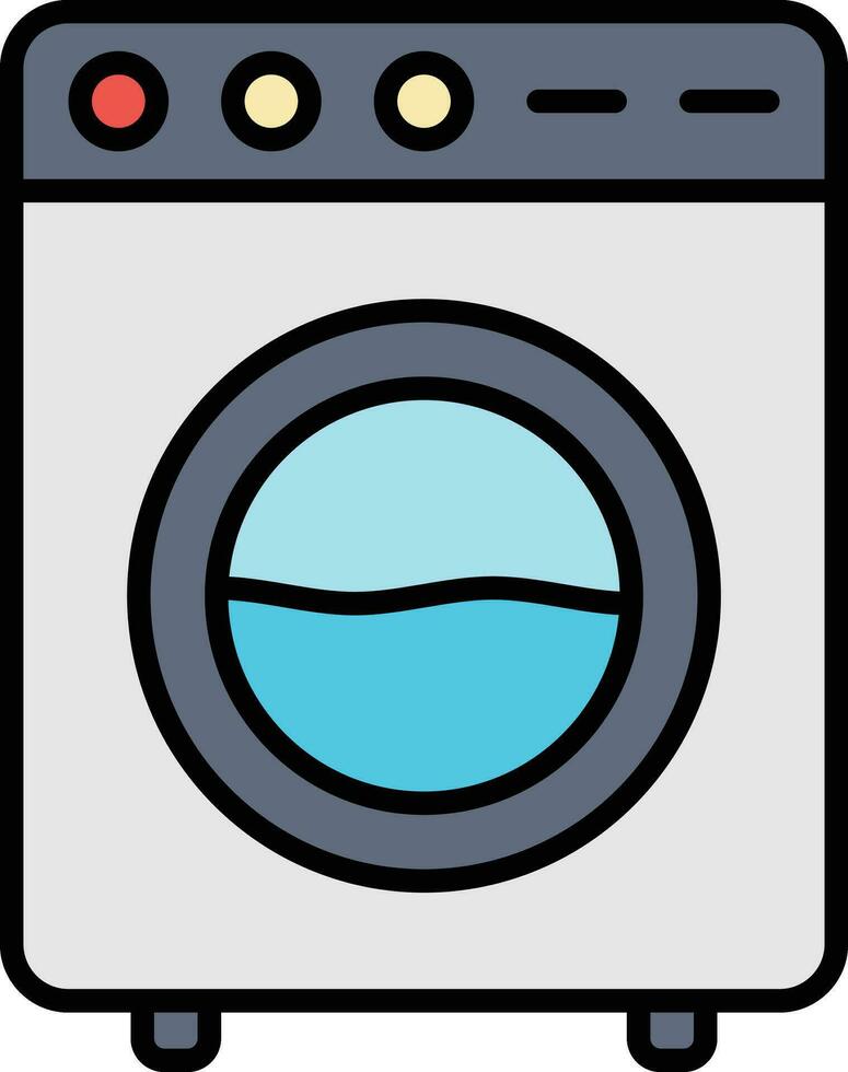 Washing Machine Vector Icon
