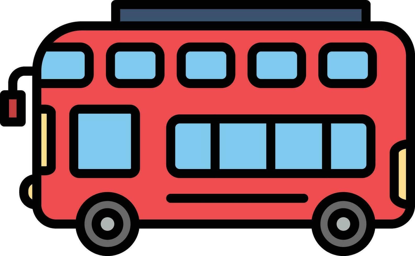 Double Decker Vector Icon