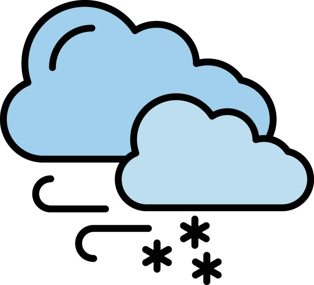 Blizzard Vector Icon