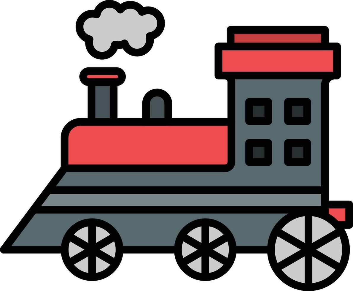 Steam Train Vector Icon