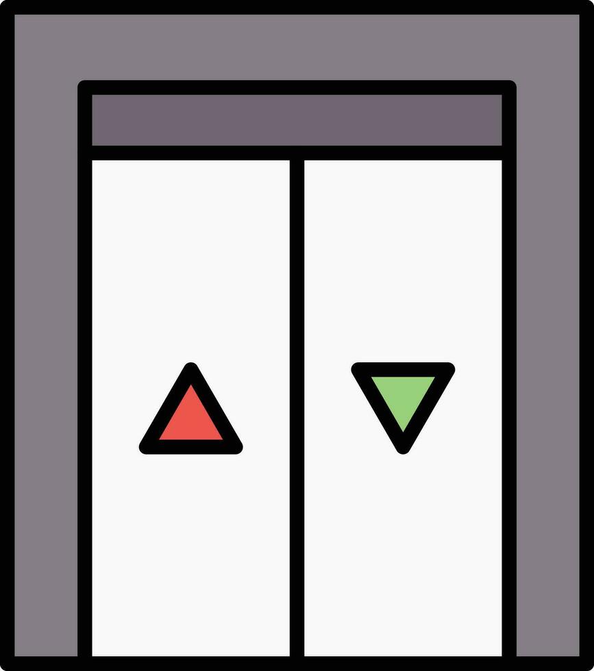 icono de vector de ascensor