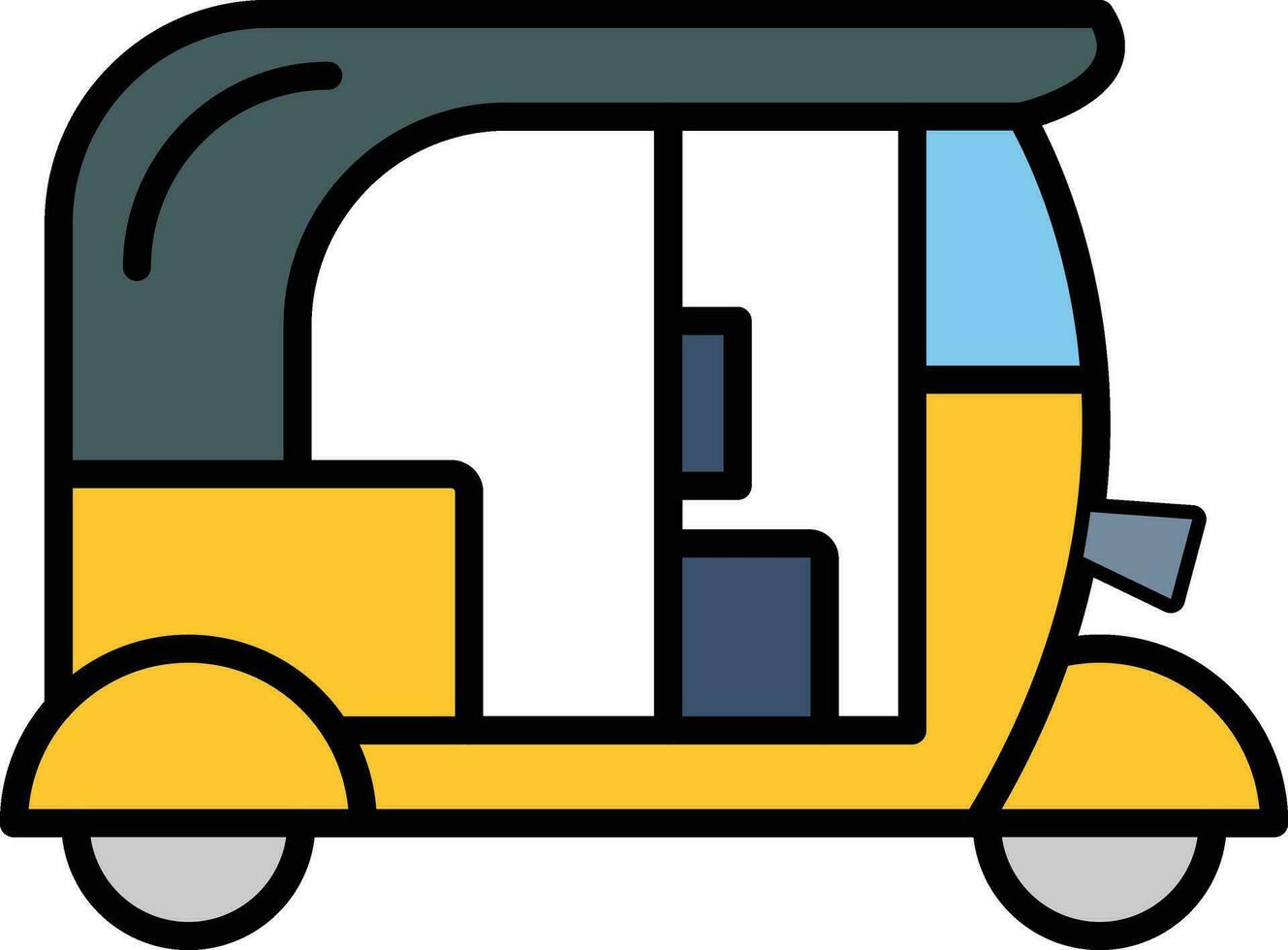 Tuk Tuk Vector Icon