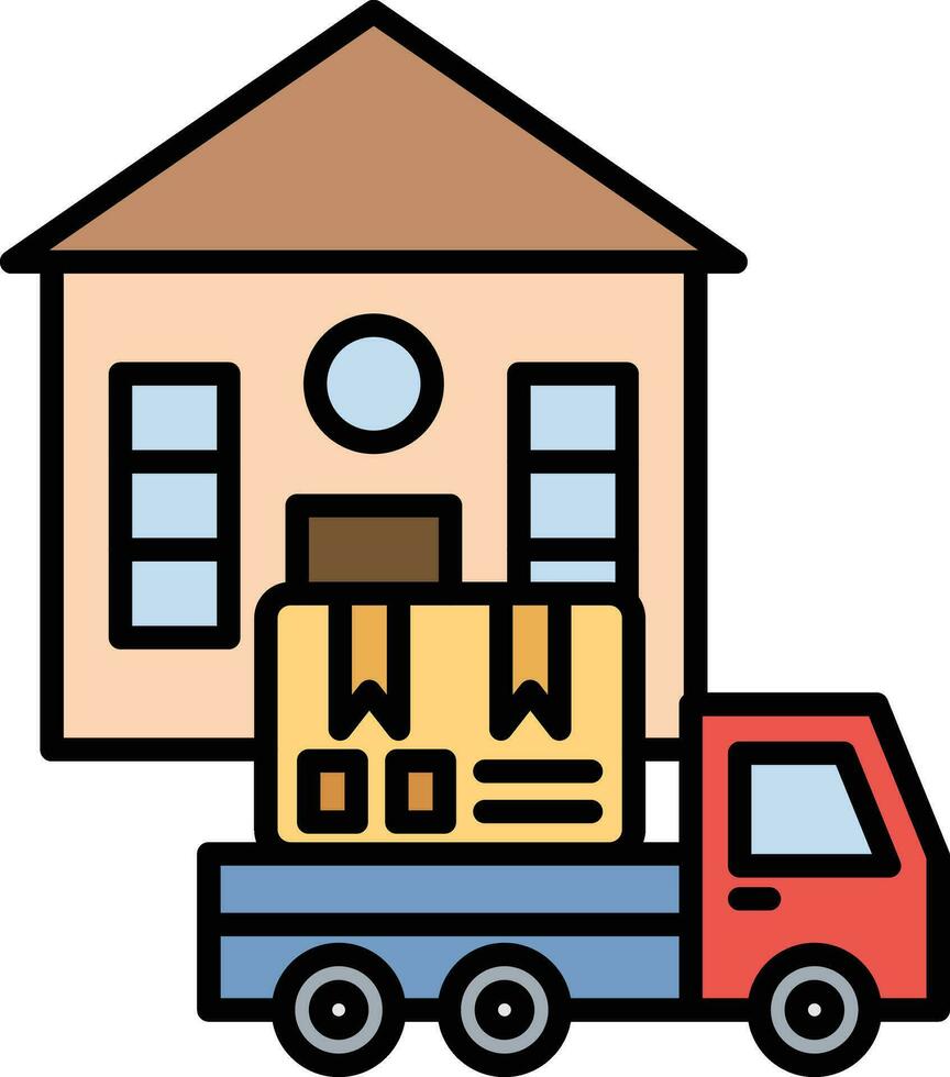 Home Delivery Vector Icon