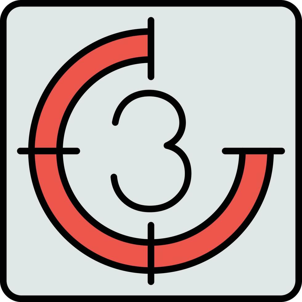 Film Countdown Vector Icon