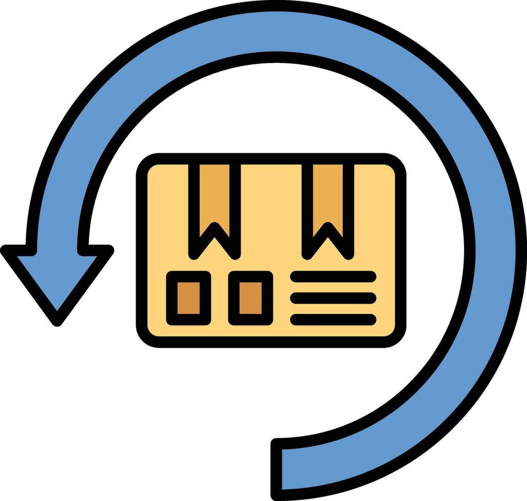 Return Delivery Vector Icon