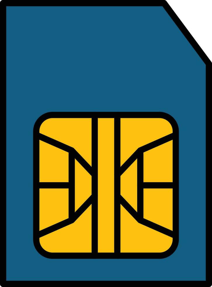 Sim Vector Icon