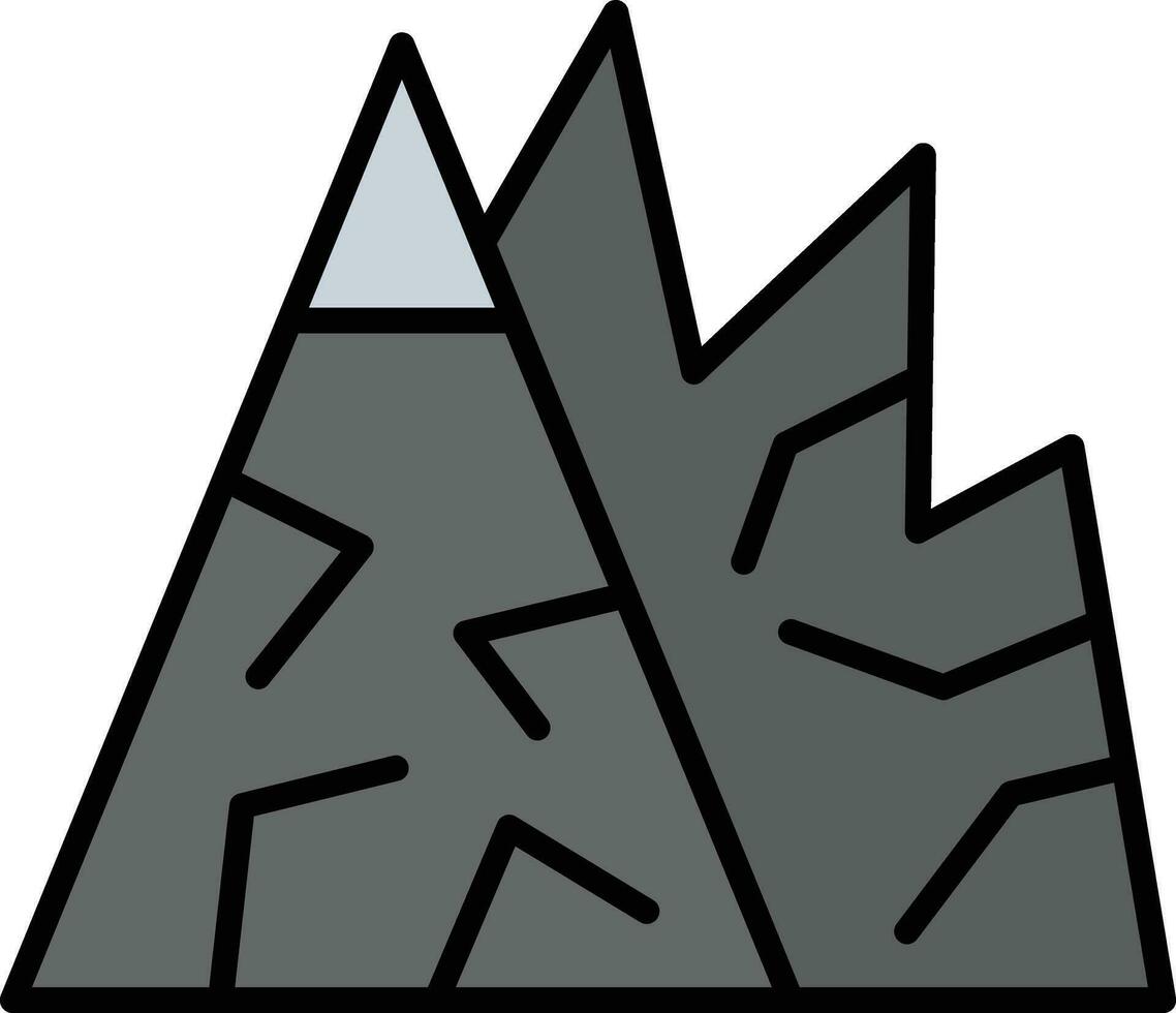 Mountains Vector Icon