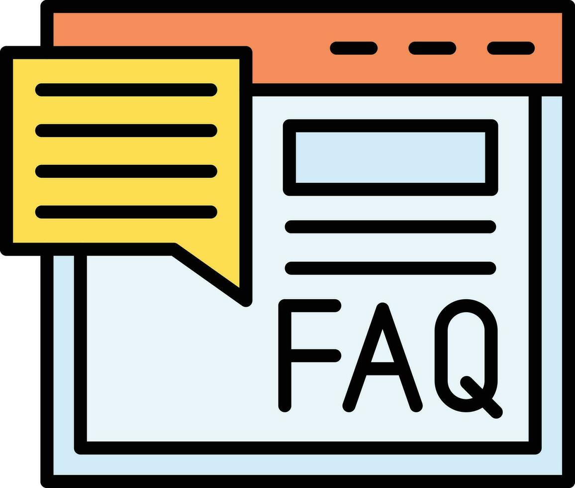 FAQ Vector Icon