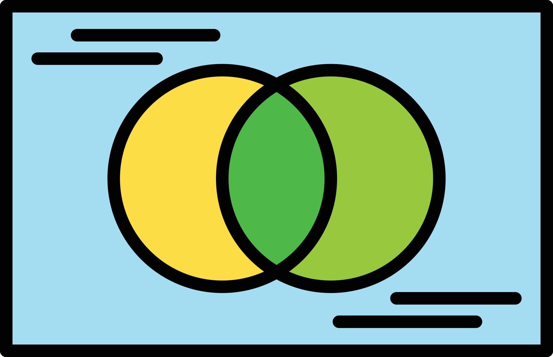 Venn Diagram Vector Icon 30345773 Vector Art at Vecteezy