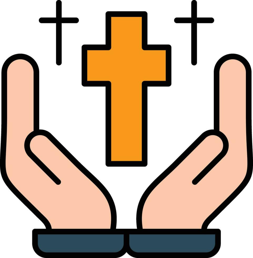 Prayer Vector Icon