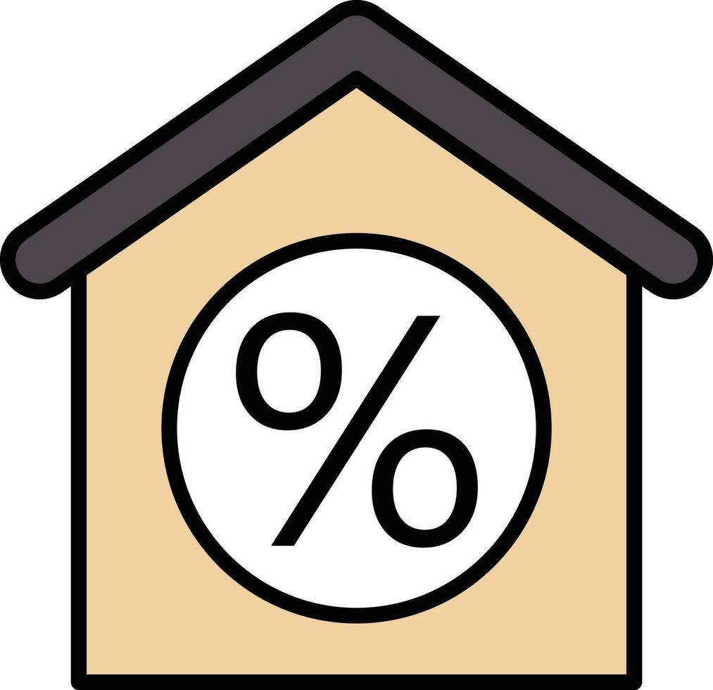 House Discount Vector Icon