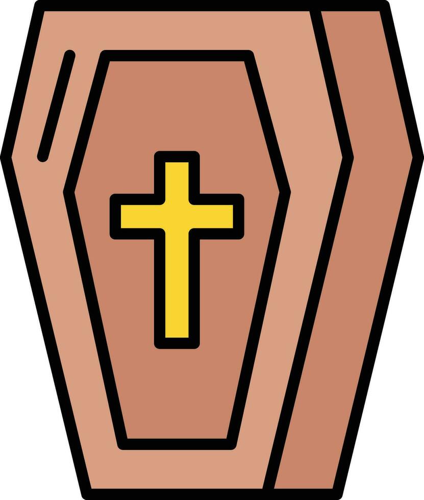 Coffin Vector Icon