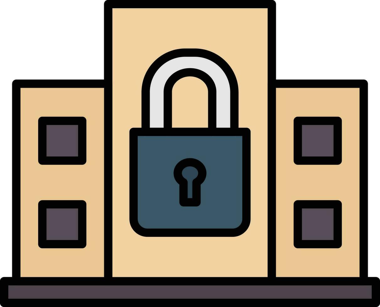 Property Lock Vector Icon