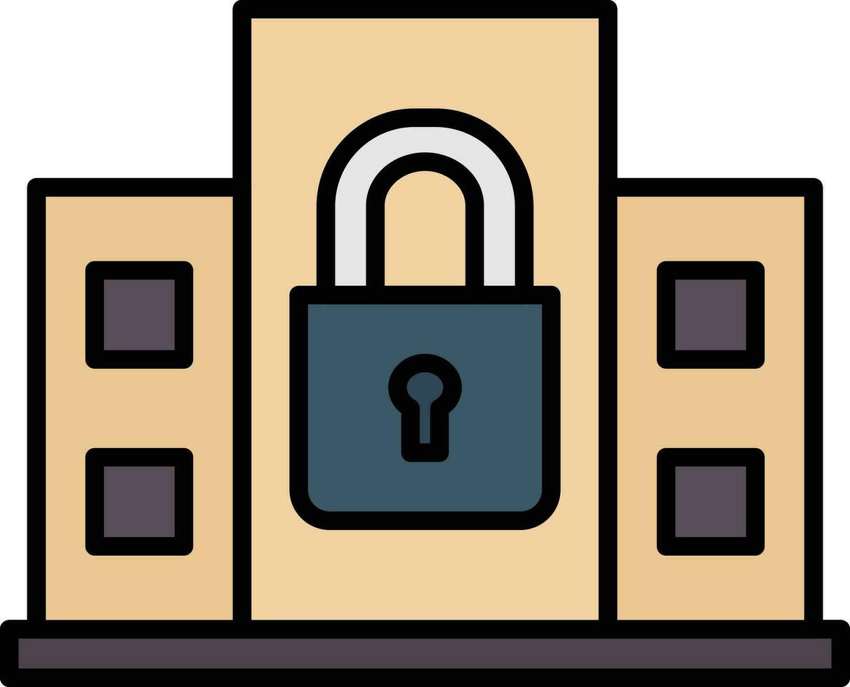 Property Lock Vector Icon