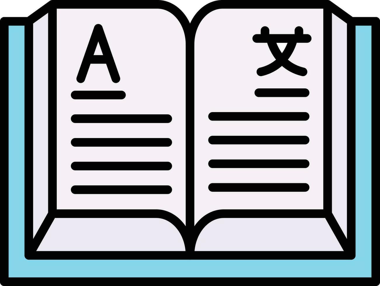 Language Learning Vector Icon