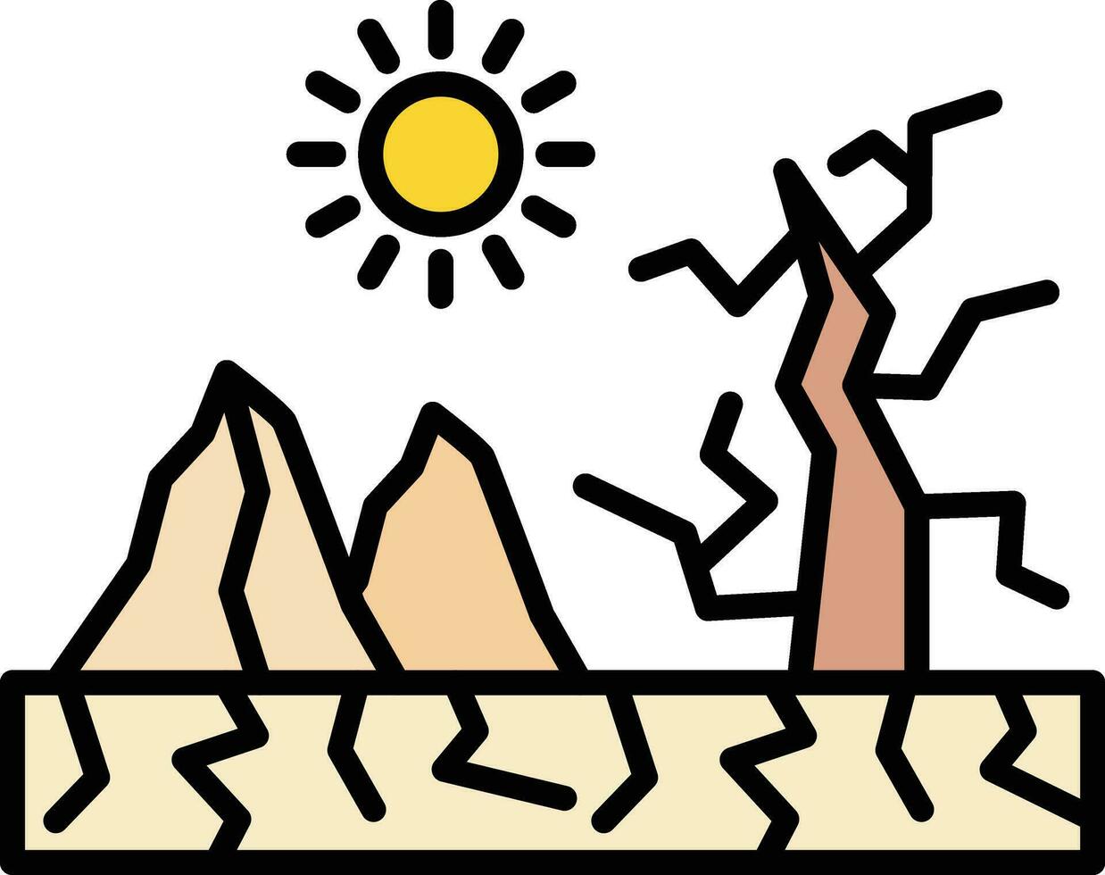 Dry Tree Vector Icon