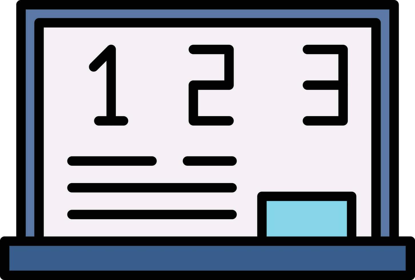 School Letter Vector Icon