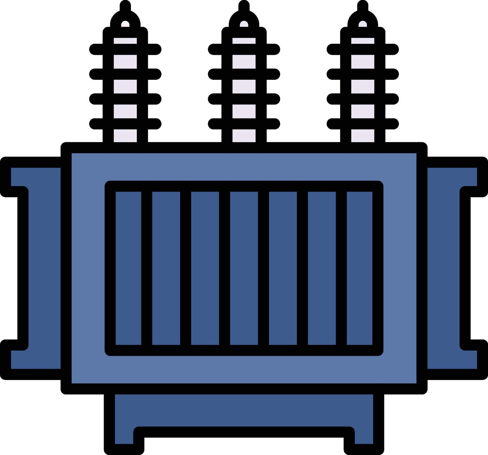 Power Transformer Vector Icon 30346100 Vector Art at Vecteezy