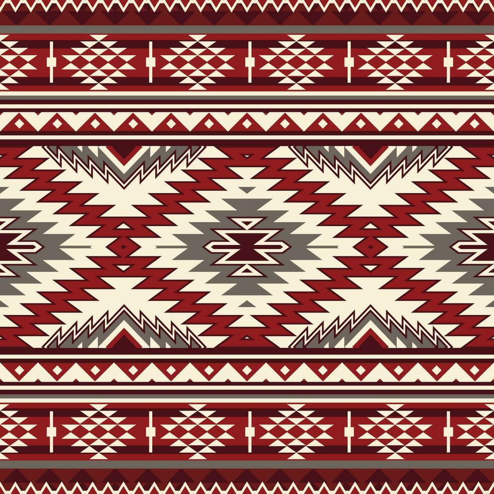 nativo modelo americano tribal indio ornamento modelo geométrico étnico textil textura tribal azteca modelo navajo mexicano tela sin costura vector decoración Moda