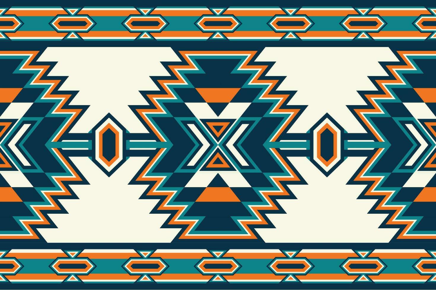 Native pattern american tribal indian ornament pattern geometric ethnic textile texture tribal aztec pattern navajo mexican fabric seamless Vector decoration fashion