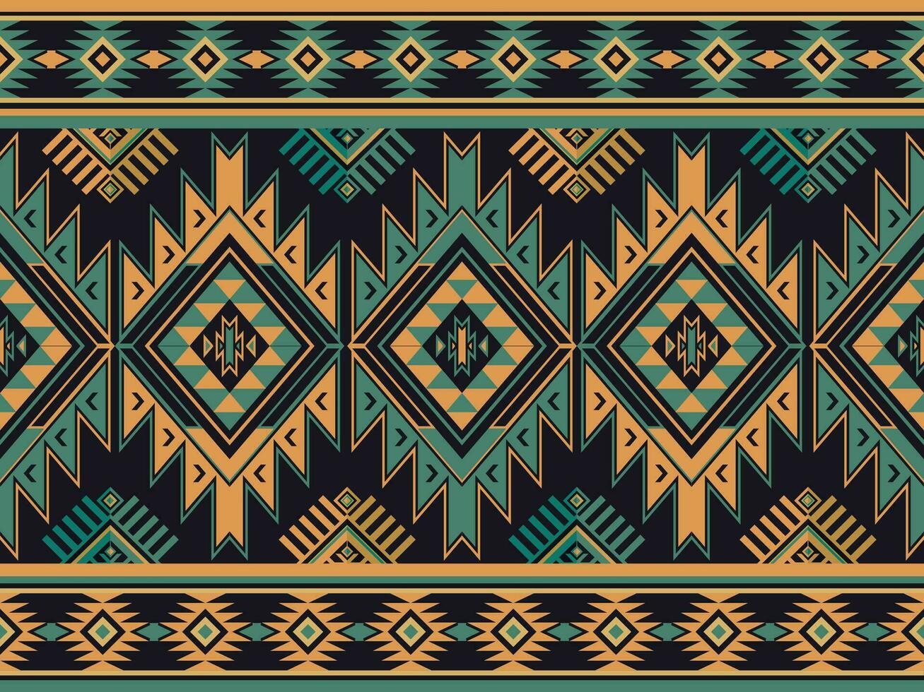 Native pattern american tribal indian ornament pattern geometric ethnic textile texture tribal aztec pattern navajo mexican fabric seamless Vector decoration fashion